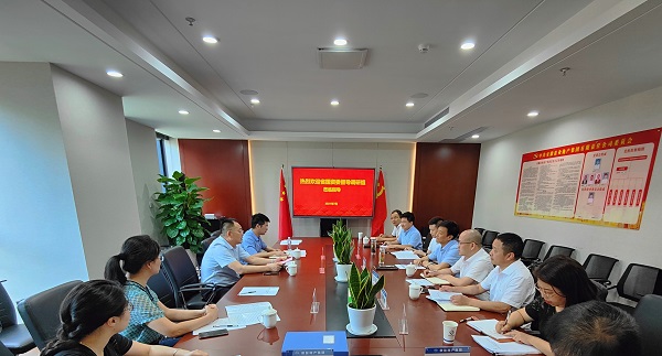 省国资委党委“四个专项整治”督导调研组到徽盐地产集团调研指导事情
