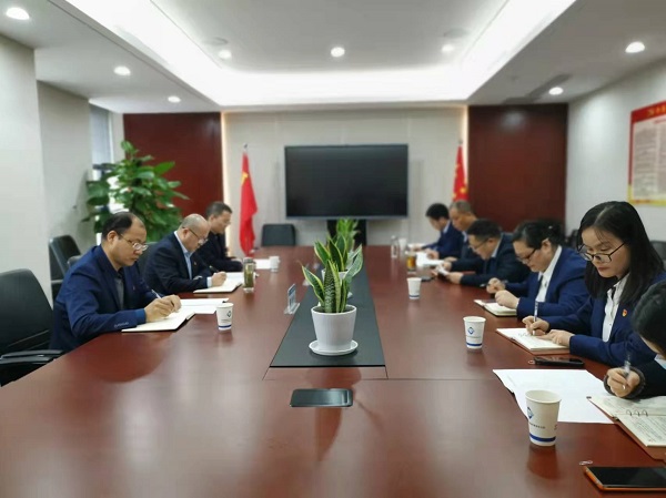 王晟督导徽盐地产集团机关第一党支部组织生涯会
