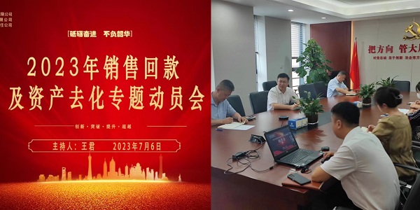 地产集团发动2023年销售回款及资产去化事情